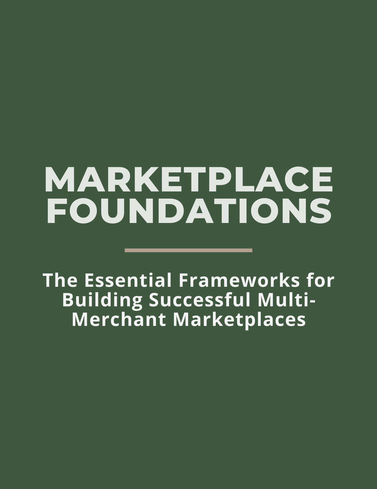 Marketplace Foundations